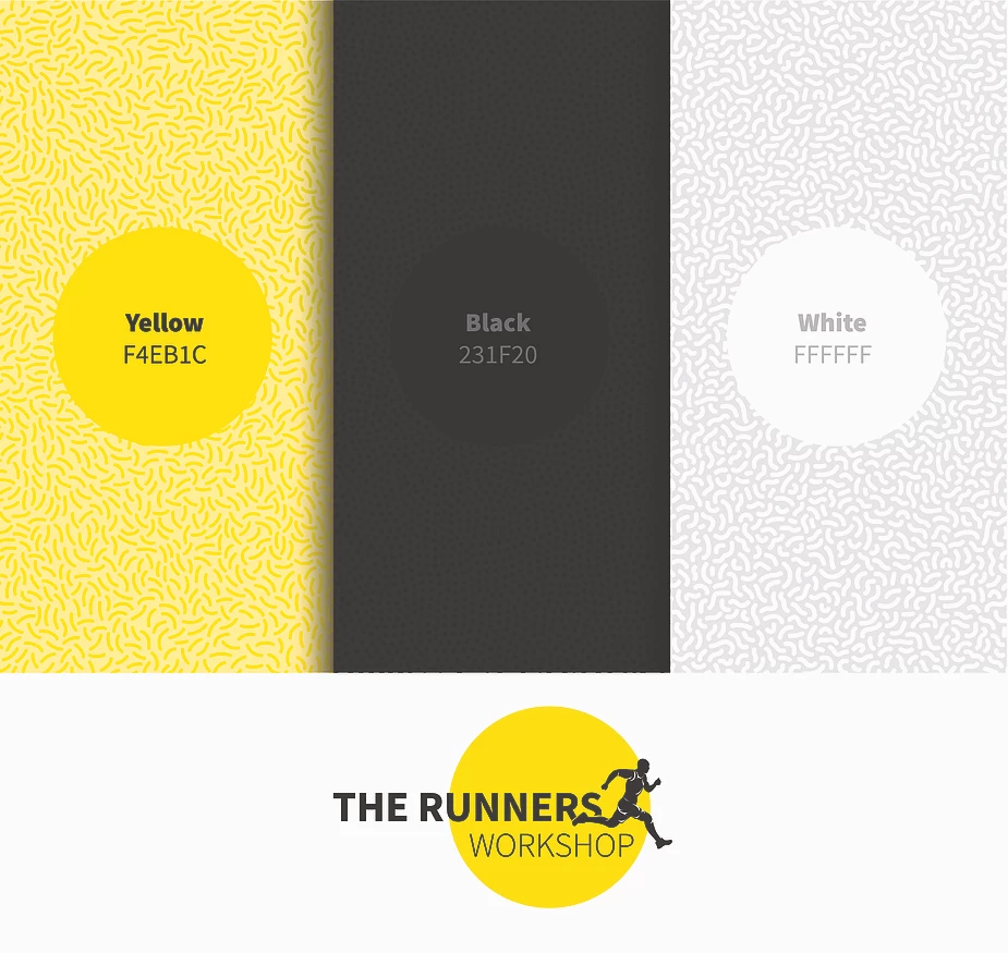 Color Palette For Logo | Yellow Black White