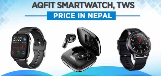 AQFiT Smartwatches TWS Earbuds Price in Nepal W11 W15 A11 Where to buy specs