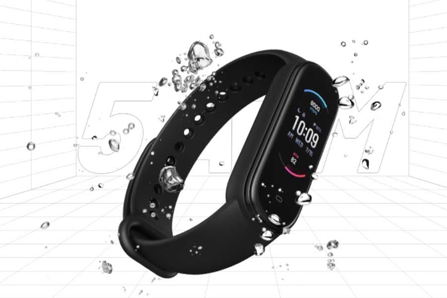 Amazfit Band 5 - 5ATM Water resistance