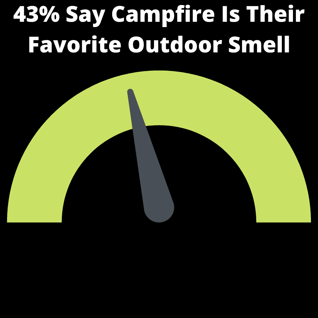 43% Say Campfire Is Their Favorite Outdoor Smell infographic