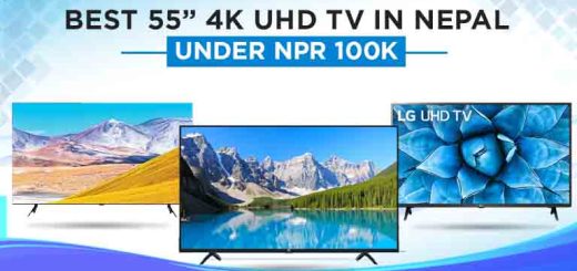 Best 55 4K UHD TV under 1 lakh in Nepal inches