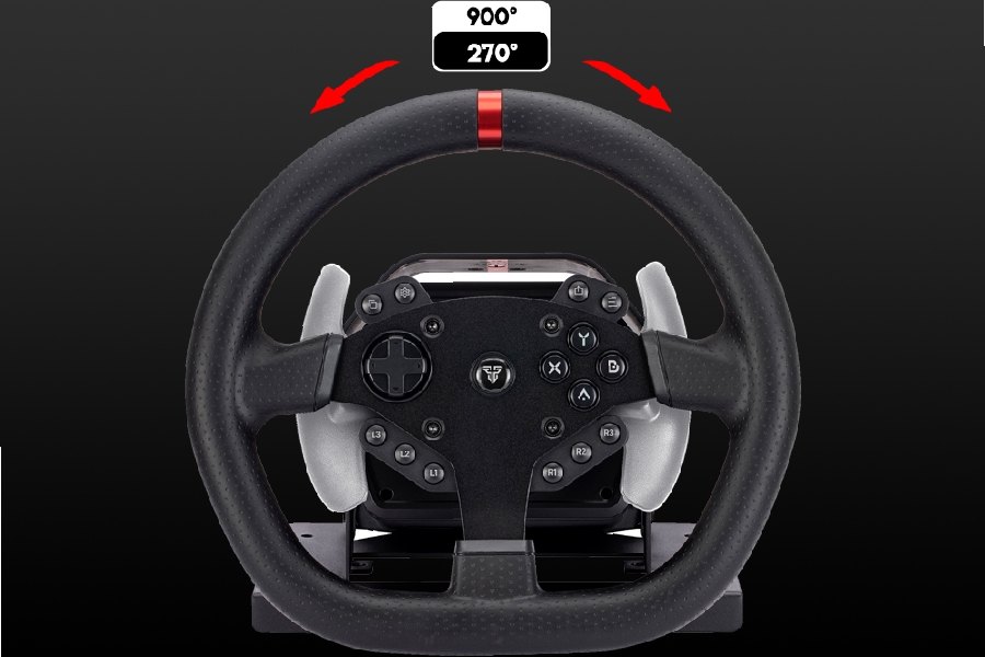 Fantech RS1 Force Racing Wheel Rotation