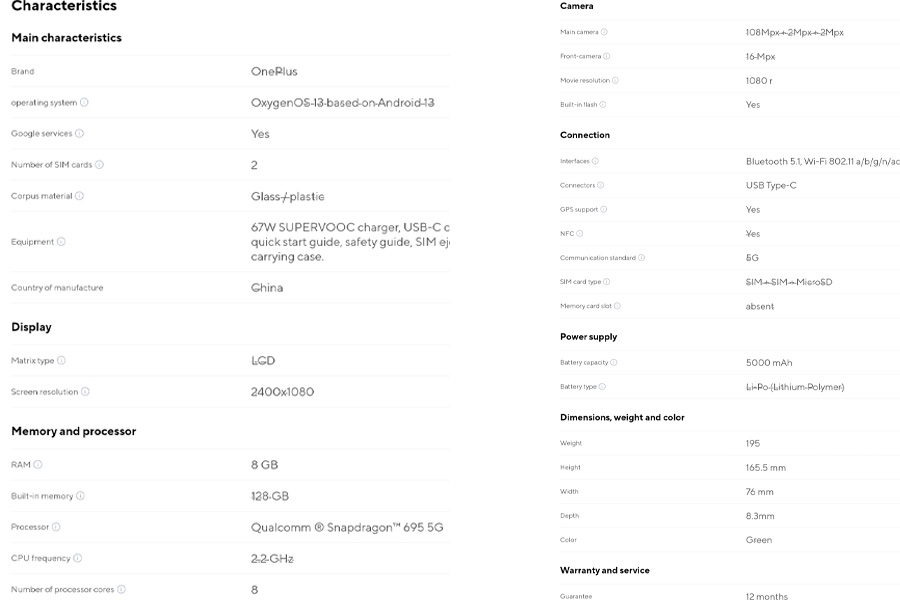 OnePlus Nord CE 3 Lite 5G Leaked Specifications on Twitter