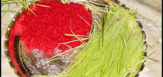 Rato Tika and Jamara on Thali / Happy Vijaya Dashami of 2017