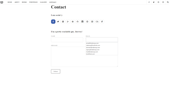 Contact - Readme WP Responsive RabinsXP HTML5 & CSS3 Website Template