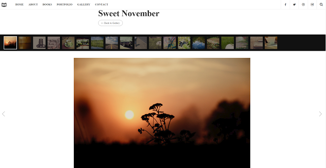Sweet November - Opened Gallery - Readme WP Responsive RabinsXP HTML5 & CSS3 Website Template