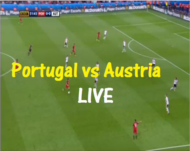 Portugal vs Austria Euro Cup 2016 Live Streaming/Banner