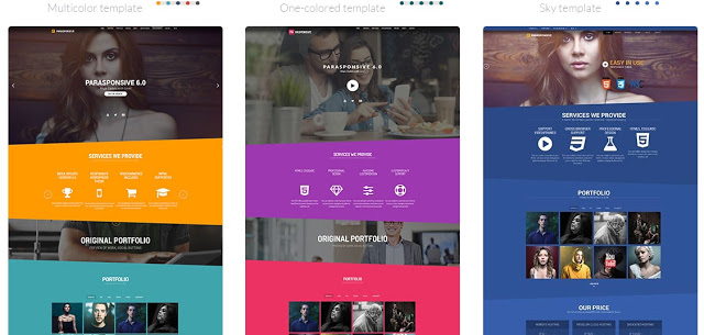 Parasponsive One-page WooCommerce WordPress Parallax