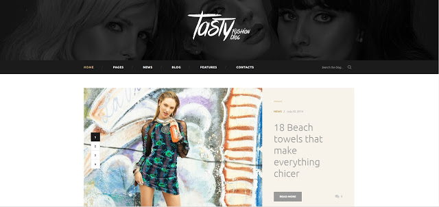Tasty - Responsive Blog WordPress Theme