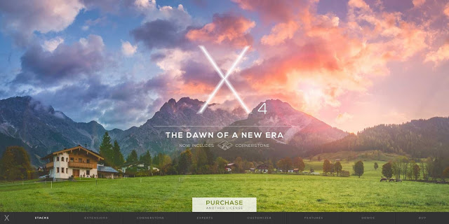 X- 4 - The Dawn of A New Era - WordPress Theme