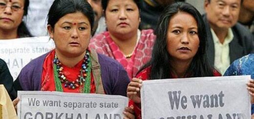 Gorkhas in Darjeeling Demanding for Gorkhaland