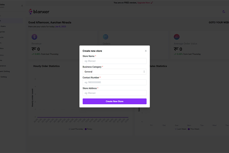 blanxer store-creation
