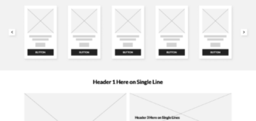 Homepage wireframe for North Shore’s Migration to BigCommerce