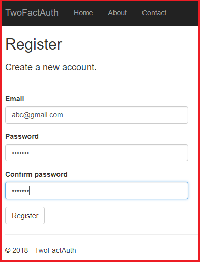 2FA With ASP.NET Core Using Google Authenticator