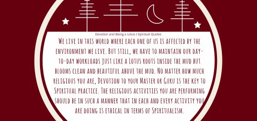 Devotion and Being a Lotus | Spiritual Quotes