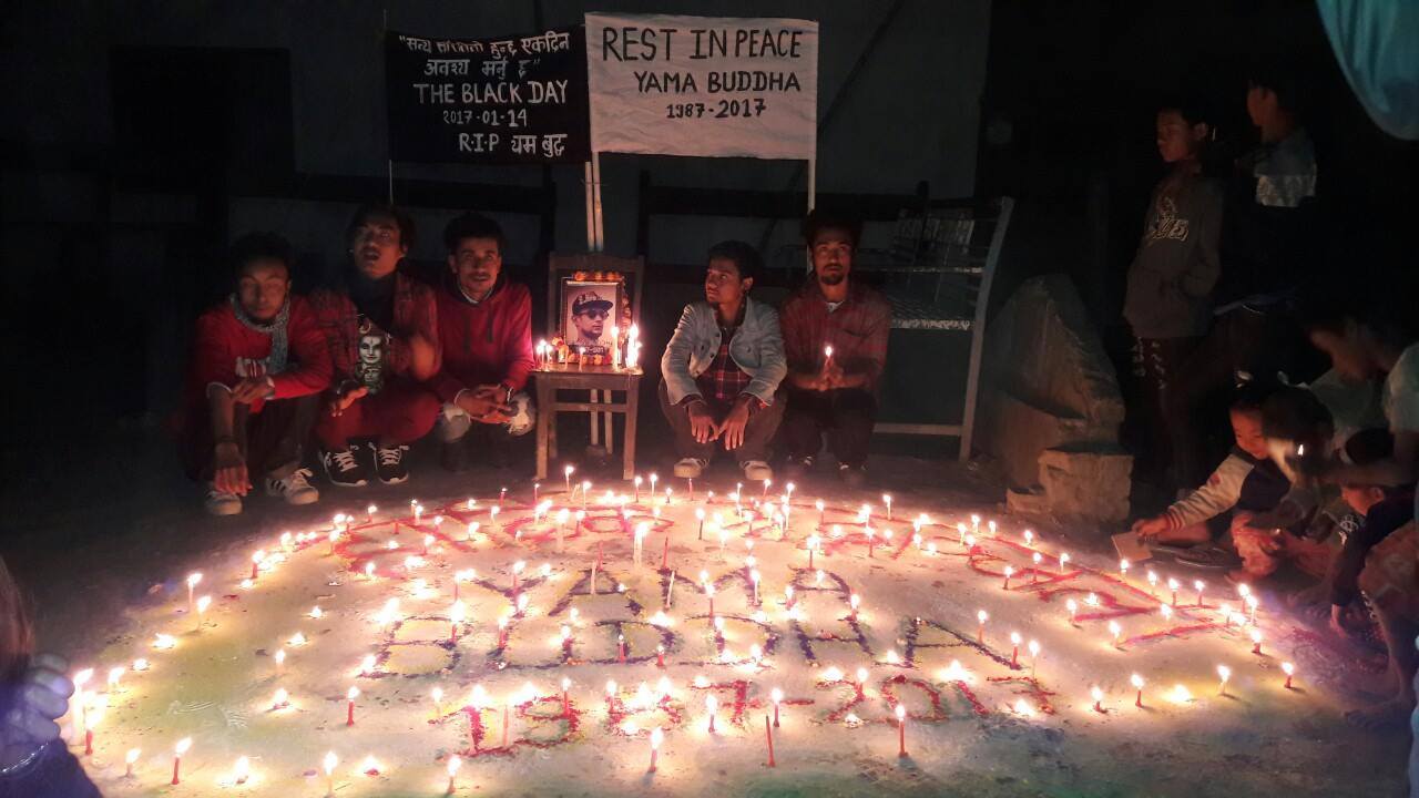 Flo Team & The brothers Sunsari Chakraghatti giving tribute to Yama Buddha