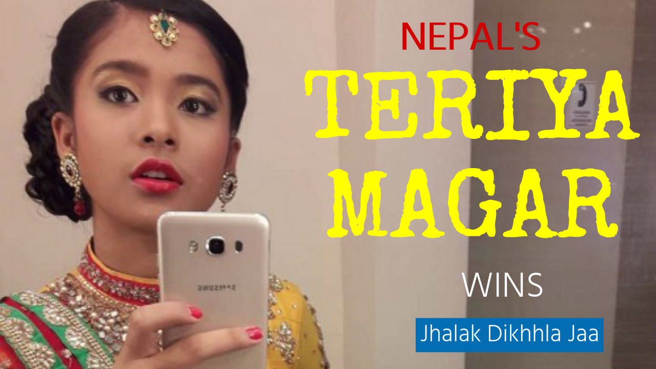 Teriya Magar, Nepalese dancer wins the 9th Jhalak Dikhhla Jaa (Indian Dancing TV Show)