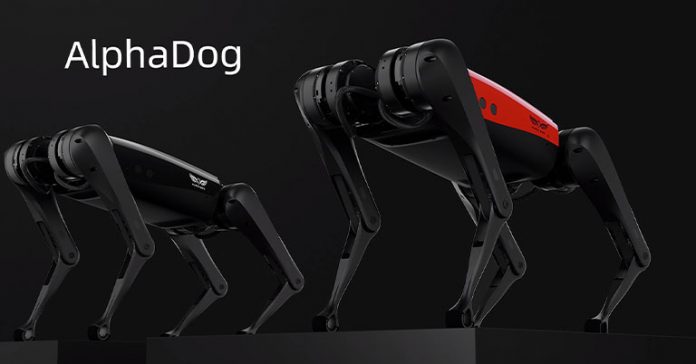 Weilan AlphaDog unveiled robot pet Boston Dynamics Spot alternative affordable