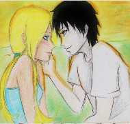 You being infront of me